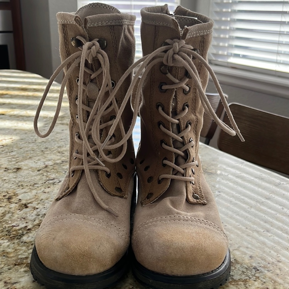 Camel colored boots